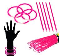 KAWIN Shopping on line Braccialetti Luminosi 400 Pezzi (Rosa)