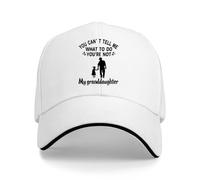 kawyvsjop Can't Tell Me What to Do You're Not My Granddaughter - Berretto da baseball classico per papà, NCBBN-Color6, Taglia unica