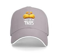 kawyvsjop I Speak The Trees, berretto da baseball classico per papà, Jidkl-Color6, Taglia unica
