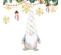 Kaxenig Decorazioni Natalizie con Nani - Babbi Natale Peluche Decorazioni Natalizie | Bambola con Glitter 45 cm per Feste Bambini Ragazze e Ragazzi