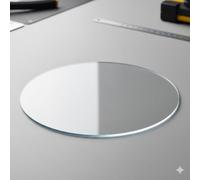 KAXLDHH Lastra Acrilica Trasparente Rotonda, Pannello In Plastica Per Fai Da Te E Hobby, Dischi In Acrilico Resistenti Per Segnaposti E Decorazioni DIY(3mm,70cm/27.6in)