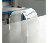 KAXLDHH Lastra In Acrilico Trasparente, Pannello In Policarbonato Per Artigianato, Vetri Per Finestre, Piani Di Tavoli, Cornici, 1mm/1,5mm/2mm(2mm,60x60cm)