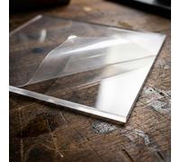 KAXLDHH Lastre Acriliche Trasparente, Pannello In Policarbonato Trasparente Per Progetti Fai Da Te, Artigianato, Vetri Per Finestre, 1mm/1,5mm/2mm(1mm,80x400cm)
