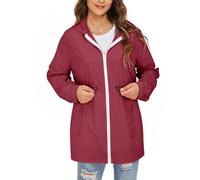 kaxnheye Giacche da donna impermeabili in tinta unita giacche con zip cappotti con tasche casual larghe comode felpe con cappuccio slim fit cardigan aperto sul davanti facile da pulire capispalla