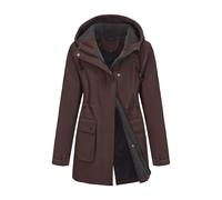 kaxnheye Piumino da donna leggero traspirante Trench Coat Slim Fit Giacche impermeabili tinta unita cappotto caldo con cappuccio arrampicata all'aperto antivento cardigan Utility cardigan aperto