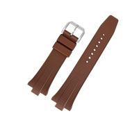 KAXSFE Cinturino for orologio in gomma fluorurata FKM da 9 mm, cinturino a sgancio rapido, impermeabile compatibile con CITIZEN NJ0150 NJ0151ME(Brown)