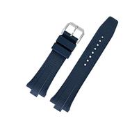 KAXSFE Cinturino for orologio in gomma fluorurata FKM da 9 mm, cinturino a sgancio rapido, impermeabile compatibile con CITIZEN NJ0150 NJ0151ME(Blue)