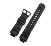 KAXSFE Cinturino in silicone compatibile con Casio G-Shock AW-591/590/5230/282B AWG-M100/101 G-7700/7710 cinturino sportivo impermeabile da uomo 16 mm(Black)