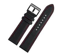 KAXSFE Compatibile con Casio Protrek Series 5620 PRW-50 70 30 60yt cinturino in nylon a sgancio rapido da 23 mm(Black- red-black)