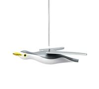 Kay Bojesen Gabbiano figure medie 6 cm in legno movimento a dondolo, grigio