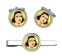 Kay Francis, Attrice Gemelli E Fermacravatta Set