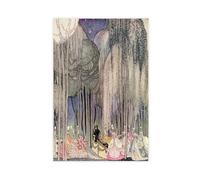 Kay Nielsen delle dodici principesse danzanti in polvere e Crinolina, poster su tela, decorazione da parete per camera da letto, ufficio, stanza, regalo, senza cornice, 50 x 76 cm