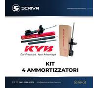 KAYABA KIT 4 AMMORTIZZATORI 4X4 4WD FIAT NUOVA PANDA II 2003 IN POI