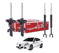 KAYABA Set 4 Ammortizzatori ALFA ROMEO Giulietta 10-20 Anteriori + Posteriori