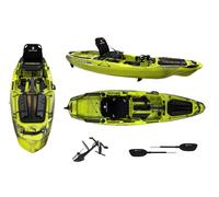 kayak a pedali BIG MAMA KAYAK A PEDALI TRIKEN 330 - CON 4 PORTACANNE, 2 GAVONI,