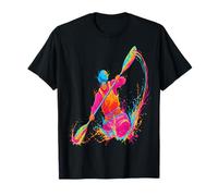 Kayak Color Design Splash Kayakista Sport Nautico Extreme Maglietta