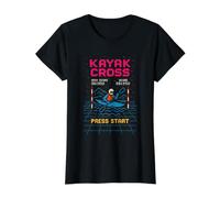 Kayak Cross Press Start Arcade Maglietta con Stampa Grafica Economica