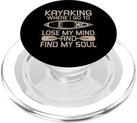 Kayak Dove Vado Per Perdere La Mia Mente E Trovare La Mia Anima PopSockets PopGrip per MagSafe