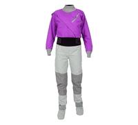 Kayak Dry Suit Per Gli Uomini Muta stagna in lattice da donna, in tessuto impermeabile, for kayak, surf, rafting, immersioni, sport e tempo libero, a 3 strati(PURPLE,S)