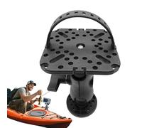 Kayak Fish, Finder Mount, Portable Depth Bracket, Ball Base Pre-Drilled Plate, Waterproof Marine Holder with Pre-Drilled for Bow Rail Deck Console Transom Paddle Boat Use