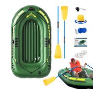 Kayak gonfiabile da - barca gonfiabile portatile e canoa | robusta barca da in PVC con pagaie, pompa a piedi e kit di riparazione; gonfiabile leggero per 1 adulto + 1 bambino, rafting