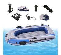 Kayak Gonfiabile Portatile - Barca da, Zattera Leggera, Acqua Gonfiabile | Kayak di Pesce Stabile, Barca Durevole per 3 Persone, Acqua per Esterni per La di Rafting Il Lago del Fiume