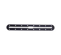 Kayak - Guida multifunzione in nylon kayak con portabicchieri e tacchette, 358 mm, colore: Nero