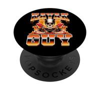 Kayak Guy Kayak Kayaker Paddling anni '90 Bootleg Style PopSockets PopGrip Adesivo