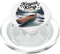 Kayak King nell'avventura selvaggia per i kayakisti PopSockets PopGrip per MagSafe