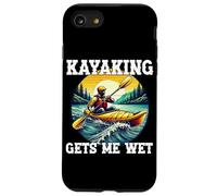 Kayak mi fa bagnare amante del kayak retrò canottaggio Kayaker Lago Custodia per iPhone SE (2020) / 7/8