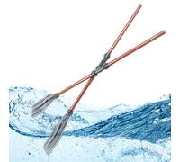 Kayak Paddle | Albero in alluminio PP PP Boat Oars | Doppio Separabile | Rose Barche con Lama in Polipropilene Rinforzata contro lo slittamento per la zattera di Barche a Canottaggio