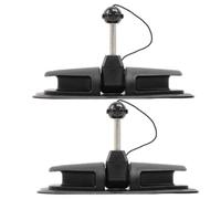Kayak Paddle Holder - 2 confezioni Rowing Oar Lock Mount, Raft Retainer Set | affidabile accessorio per Dinghy and Watercraft, Base sicura per la conservazione stabile e facile da montare, 20,5 x 8,9