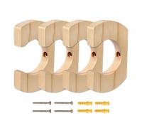 Kayak Paddle Holder, Scratch-Proof Space Saving Keeper with Wall Mount Rack, Oar Storage for Garage Living Room Bedroom Balcony Outdoor Indoor, Heavy Duty Metal, 3.93 x 2.48 x 0.6 Inches