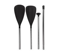 Kayak Paddles, 2-in-1 Adjustable Length Rowing Tool, Ergonomic Quick Release Shaft, Single or Double edge Use, Boat Training Water Sports Touring Fishing Gear, 15.75 Inch