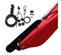 Kayak Rudder Kit - Nylon, 51cm, Boat Rudder Replacement, Durable Structure | Steering Gear Parts, Fishing Boat Accessory For Canoe, Pond, Bass Fishing, Trailer, Ship, Smooth Handling On Water