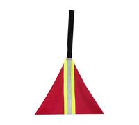 Kayak Safety Flag, Safety Flags For Trucks, Reflective Red Flag for Truck Loads, Safeety Tow Flags, High Visibility Reflective Warning Sign Accessories For Tow Hauling Pole Rv Bike Car Hitch Atv Boats