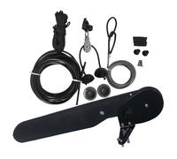 Kayak Steering Kit, Compact Rudder System, 51x8.22cm/20.08x3.24 Inches Durable Nylon Replacement Parts, Adjustable Pedal Control Design for Canoe, Fishing, Trolling, Pond, Trailer Use