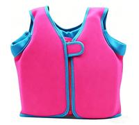 Kayaking Vest Kids High Buoyancy Neoprene Front Zipper Boating Surfing Beach Pool Outdoor Safety Water Sports(Pink,XXL (9-12 Years))