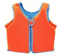 Kayaking Vest Kids High Buoyancy Neoprene Front Zipper Boating Surfing Beach Pool Outdoor Safety Water Sports(Orange A,XXL (9-12 Years))
