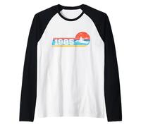 Kayaks Canoe-Rafting Barche Vintage 1985 Compleanno Kayaker Maglia con Maniche Raglan