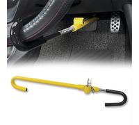 KAYCENTOP Auto Volante per Freno Pedale Blocco Auto Sicurezza Prodotto Antifurto Dispositivo di Blocco Giallo Brillante Universale