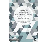 Kaye Stacey Hugh Burkhardt Da Learning and Teaching for Mathematical (Tascabile)