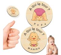 KAYEF 1 pezzo Idee regalo per i genitori, regali divertenti per le future mamme, regali di legno per bambini, nuova mamma/madre incinta/futuro papà/regali per la nascita di un bambino (modello A)