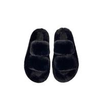 KaYef Pelliccia Inverno Home Pantofole Donne Pelliccia Slides Peluche Donne Scarpe Mules Fluffy Casa Pantofole Fuzzy