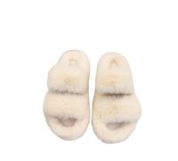 KaYef Pelliccia Inverno Home Pantofole Donne Pelliccia Slides Peluche Donne Scarpe Mules Fluffy Casa Pantofole Fuzzy