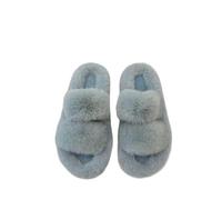 KaYef Pelliccia Inverno Home Pantofole Donne Pelliccia Slides Peluche Donne Scarpe Mules Fluffy Casa Pantofole Fuzzy