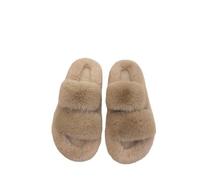 KaYef Pelliccia Inverno Home Pantofole Donne Pelliccia Slides Peluche Donne Scarpe Mules Fluffy Casa Pantofole Fuzzy
