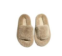 KaYef Pelliccia Inverno Home Pantofole Donne Pelliccia Slides Peluche Donne Scarpe Mules Fluffy Casa Pantofole Fuzzy