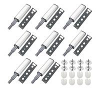 KAYEF Push Pull per Ante 8 Pack Push Open Apriporta Chiusura Magnetica Cabinet Chiusura a Molla Chiusura Magnetica per Ante Push Pull a Compressione
