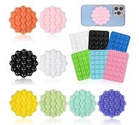 KAYEF Ventosa porta cellulare, 14 pezzi ventosa porta telefono in silicone per auto, supporto multiuso per telefono, supporto per auto, supporto a ventosa (colori misti)